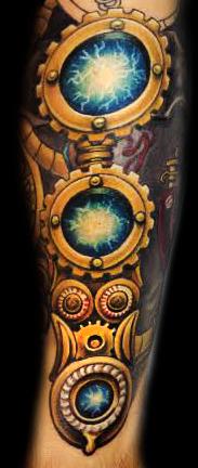 Mathew Clarke - steam punk tattoo